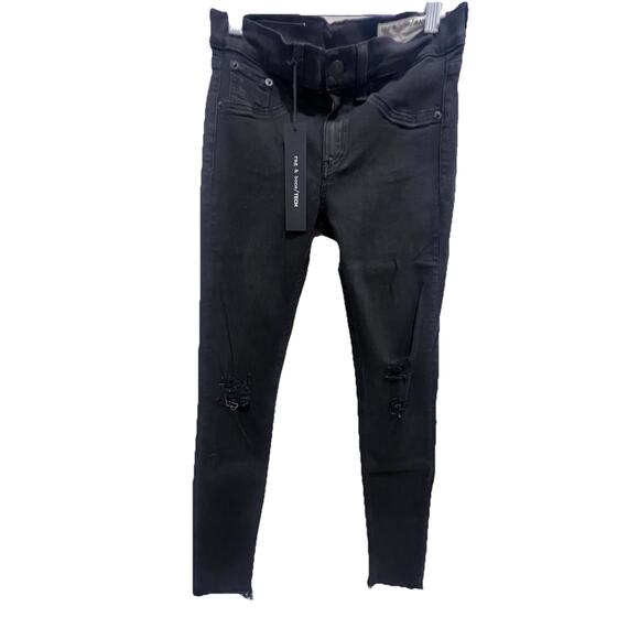 Rag & Bone New York Womens Skinny Leg Jeans Distressed Size 27 W15031769NIH - Picture 1 of 8